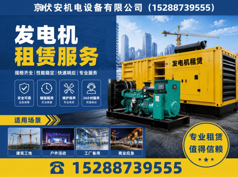 屯昌静音发电车租赁展示图